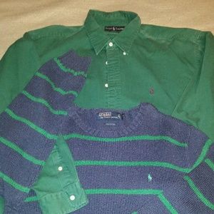 Polo sweater with matching Blake